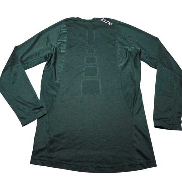 Nike Elite Michigan State Spartans Green Men's Dri Fit Long Sleeve T Shirt Small - Picture 2 of 6